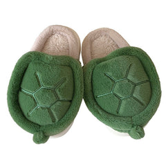 Cuddly Turtle Plush Slippers