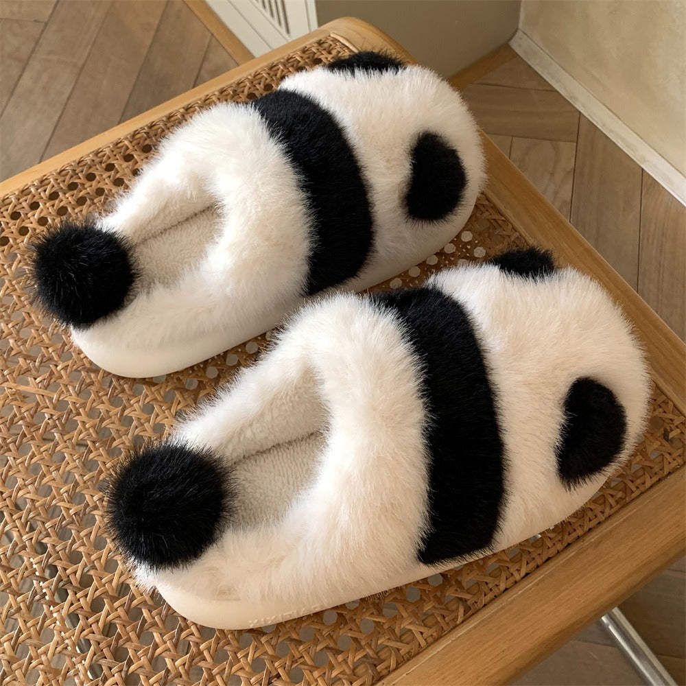 Panda Plush Slippers