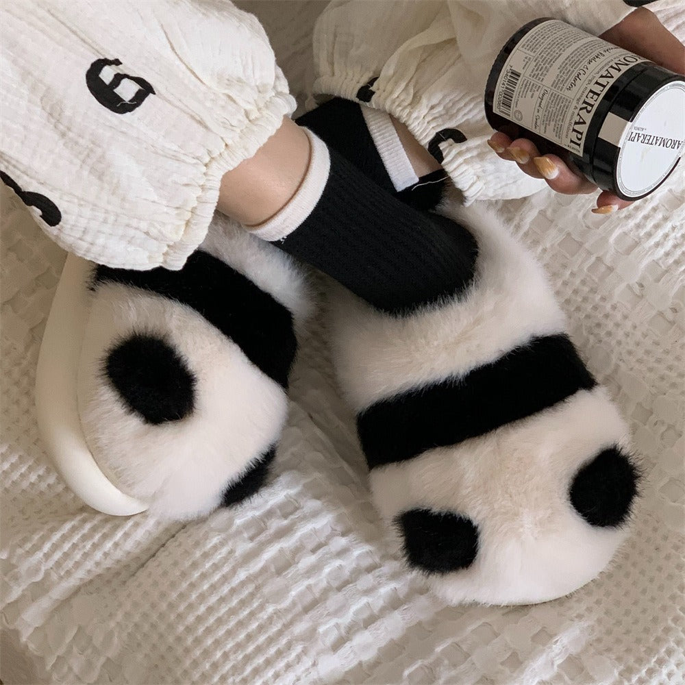 Panda Plush Slippers