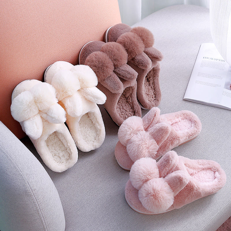 Rabbit Fluffy Slippers