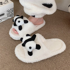 Papa Panda Plush Slippers