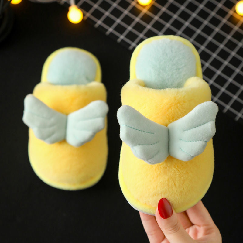 Angel Wings Fluffy Slippers