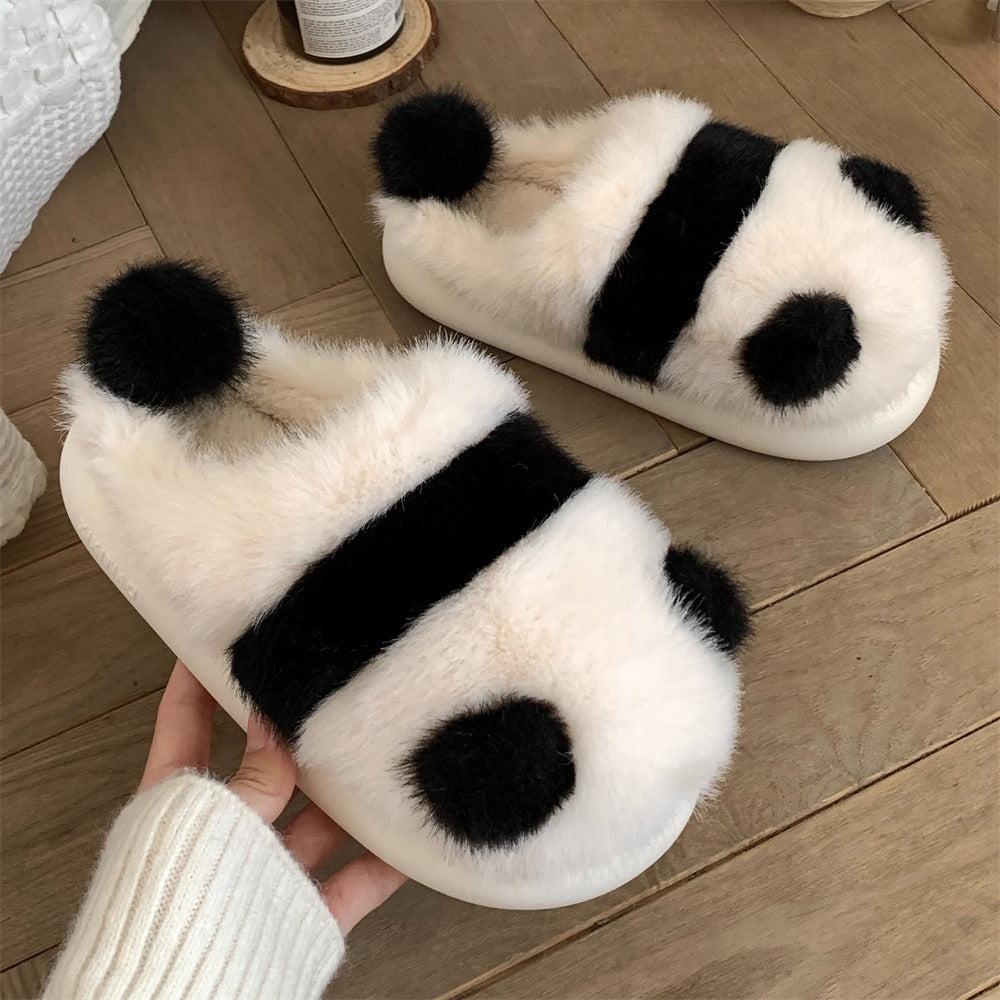 Panda Plush Slippers