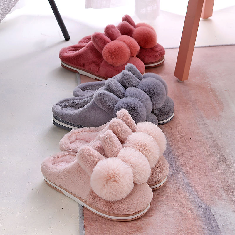 Rabbit Fluffy Slippers