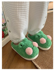 Froggy Plush Slippers