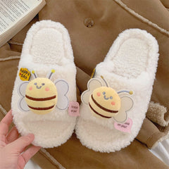 Buzzin' Bee Plush Slippers