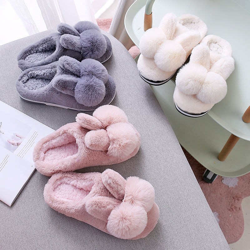 Rabbit Fluffy Slippers