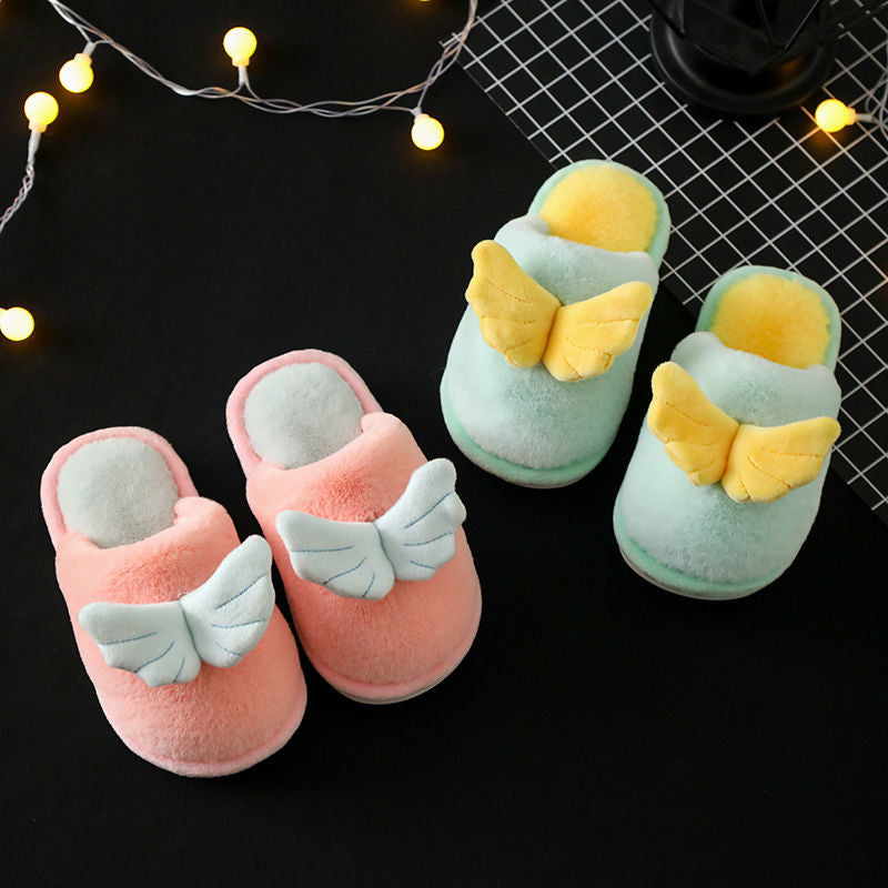 Angel Wings Fluffy Slippers