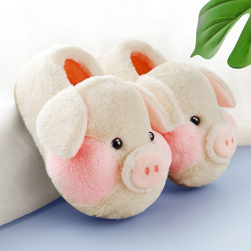 Pig Fluffy Slippers