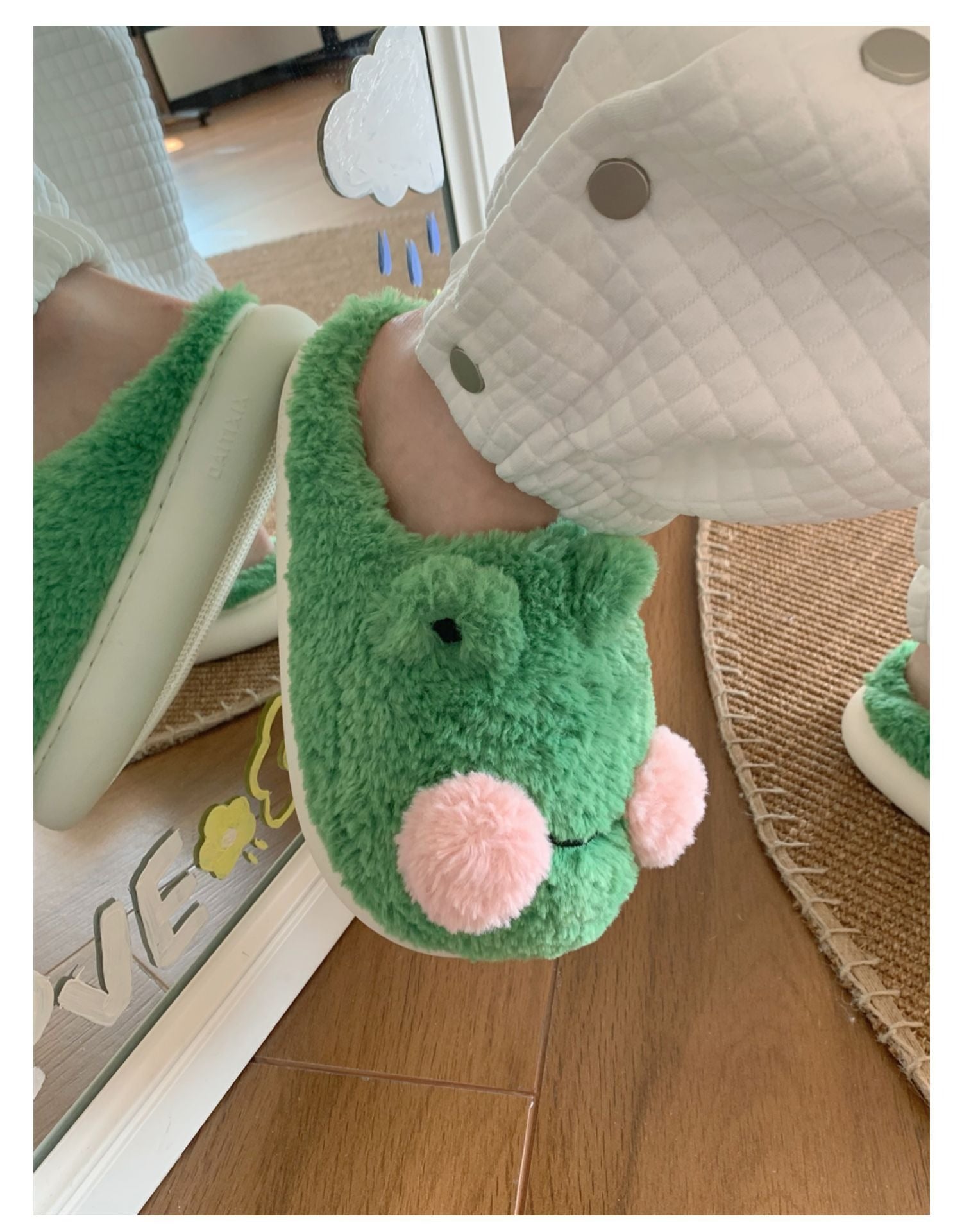 Froggy Plush Slippers