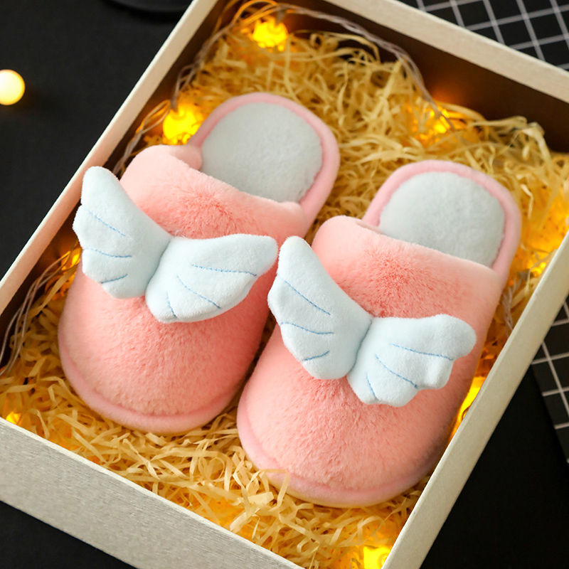 Angel Wings Fluffy Slippers